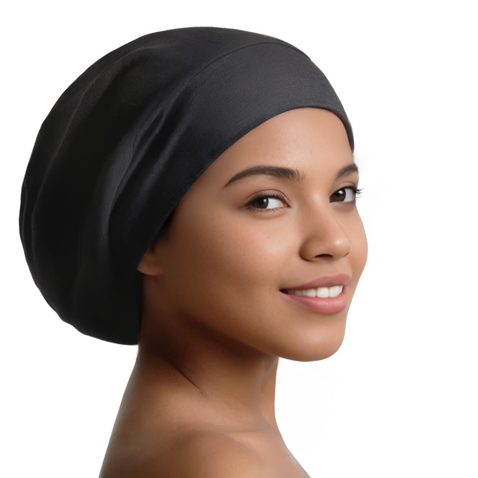 Joyhabit Sleeping Bonnet for Women & Men | Breathable Cotton Outside & 100% Mulberry Silk Lining | Hair Protection