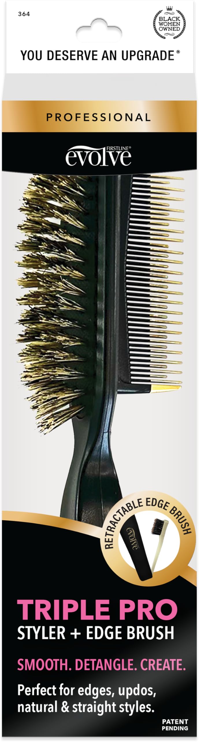 Evolve Triple Pro Styler for Professional Hair Stylists
| Evolve Triple Pro Styler with Edge Brush for Styling Experts